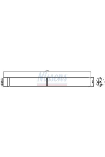 Essiccatore, Climatizzatore NISSENS 123-95443