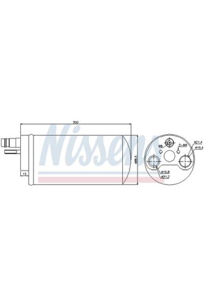 Essiccatore, Climatizzatore NISSENS 123-95494