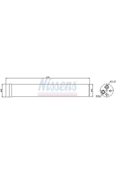 Essiccatore, Climatizzatore NISSENS 123-95504