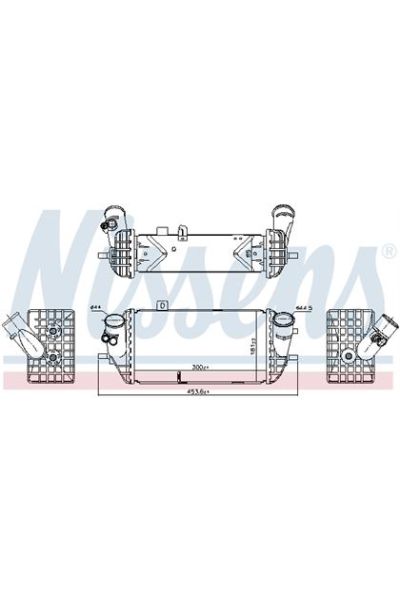 Intercooler NISSENS 123-96144