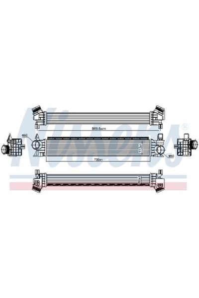 Intercooler NISSENS 123-961479