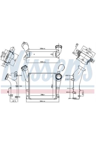 Intercooler NISSENS 123-96178