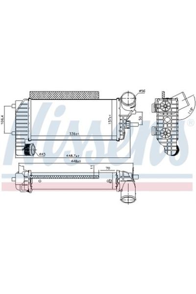 Intercooler NISSENS 123-96251