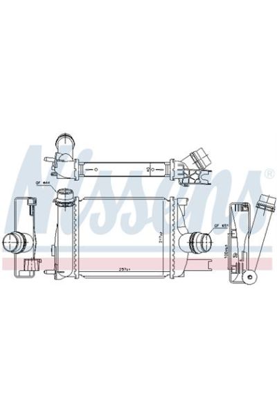 Intercooler NISSENS 123-96328