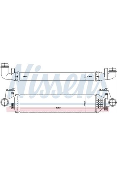 Intercooler NISSENS 123-96334