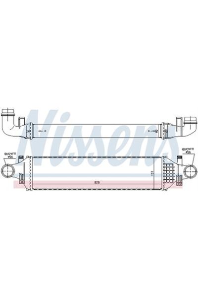 Intercooler NISSENS 123-96335