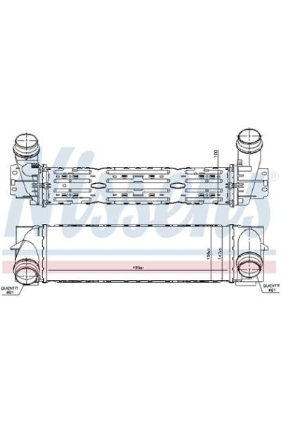 Intercooler NISSENS 123-96343