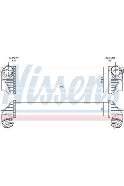 Intercooler NISSENS 123-96441