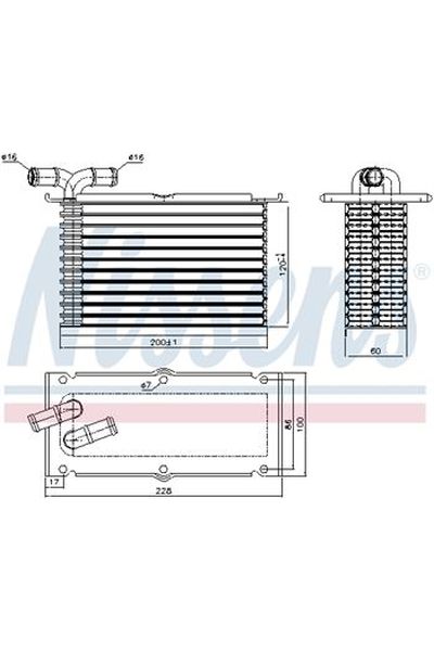 Intercooler NISSENS 123-96470