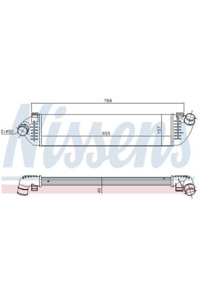 Intercooler NISSENS 123-96481