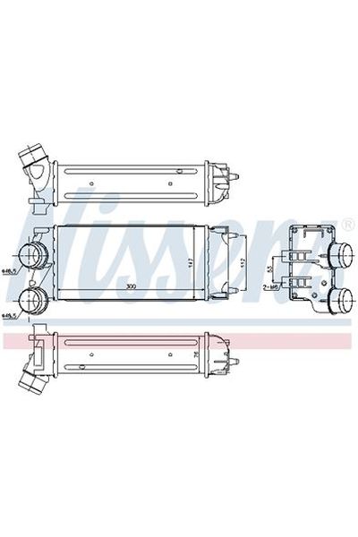 Intercooler NISSENS 123-96514