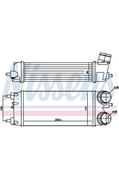 Intercooler NISSENS 123-96553