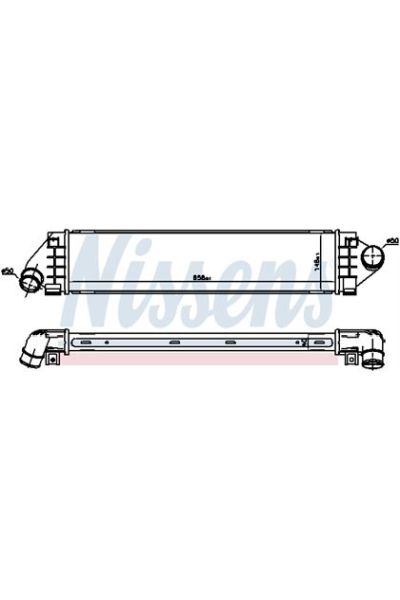 Intercooler NISSENS 123-96560