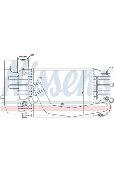 Intercooler NISSENS 123-96565