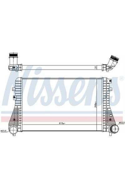 Intercooler NISSENS 123-96575