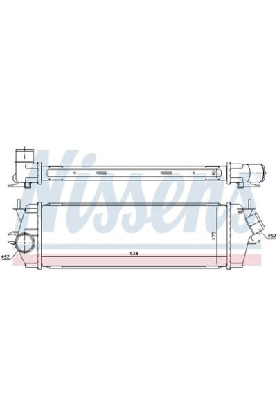 Intercooler NISSENS 123-96583