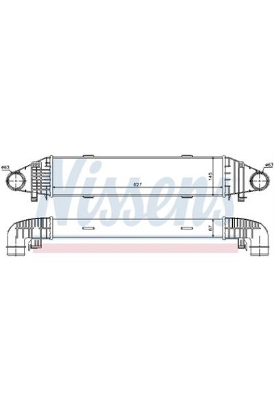 Intercooler NISSENS 123-96597