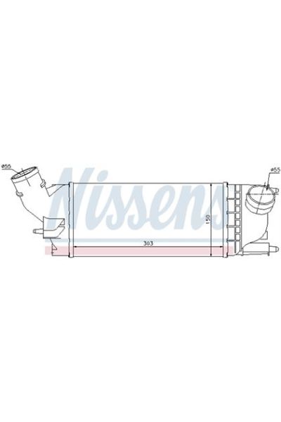 Intercooler NISSENS 123-96599