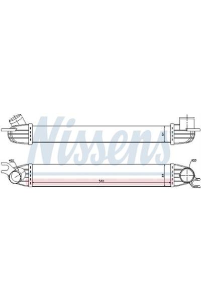 Intercooler NISSENS 123-96608