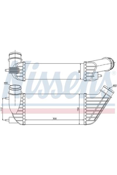 Intercooler NISSENS 123-96609