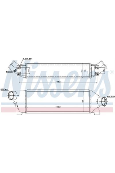 Intercooler NISSENS 123-96642