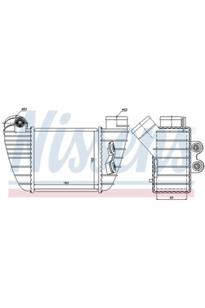 Intercooler NISSENS 123-96682