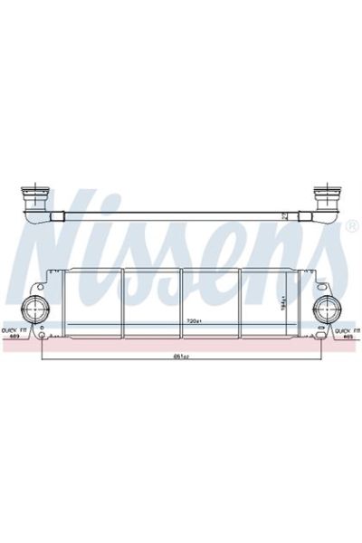 Intercooler NISSENS 123-96683