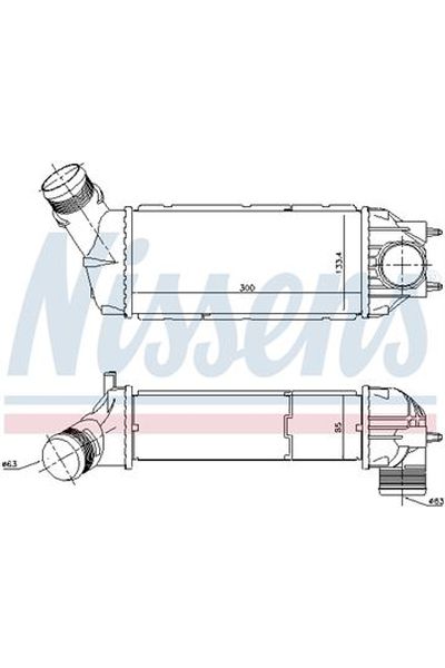 Intercooler NISSENS 123-96720