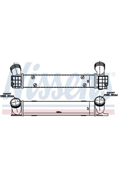 Intercooler NISSENS 123-96725