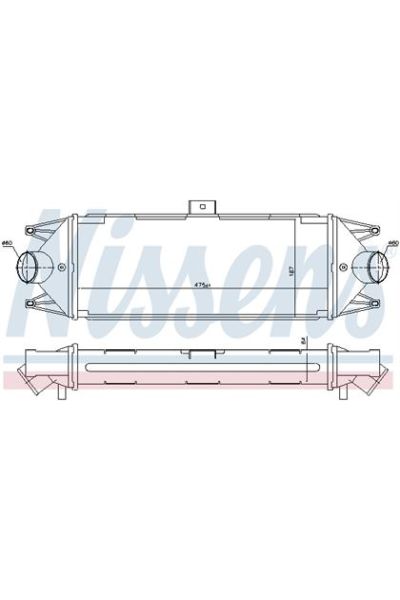 Intercooler NISSENS 123-96727