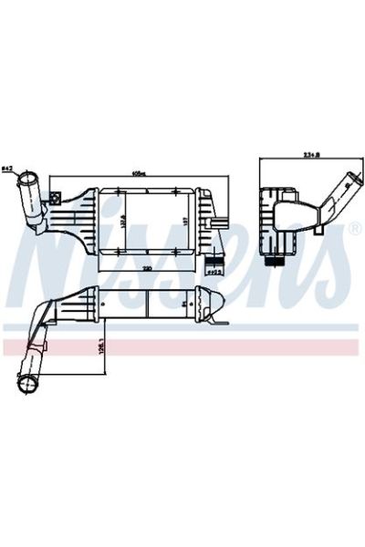 Intercooler NISSENS 123-96788