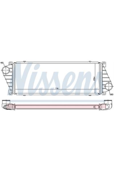 Intercooler NISSENS 123-96842