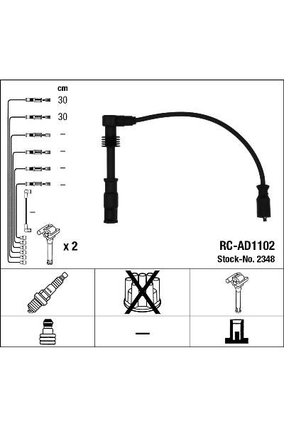 Set di cavi di accensione ngk 15-2348