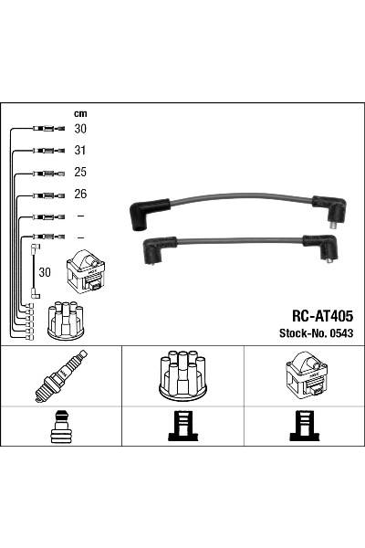 Set di cavi di accensione ngk 15-0543