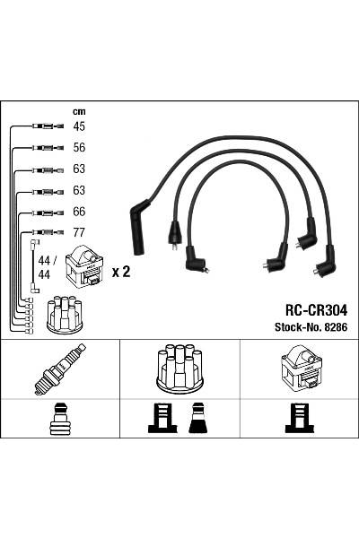 Set di cavi di accensione ngk 15-8286