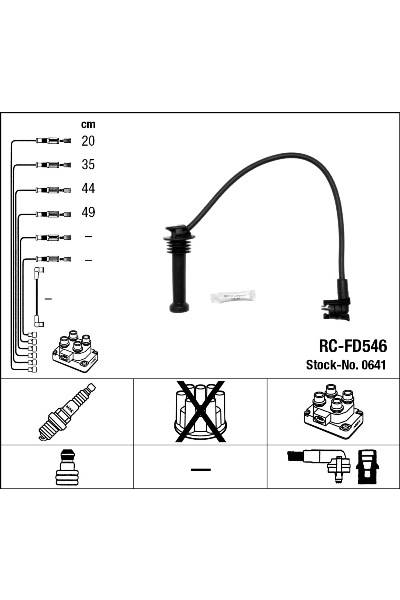 Kit di zerbini ngk 15-0641