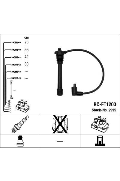 Set di cavi di accensione ngk 15-2995