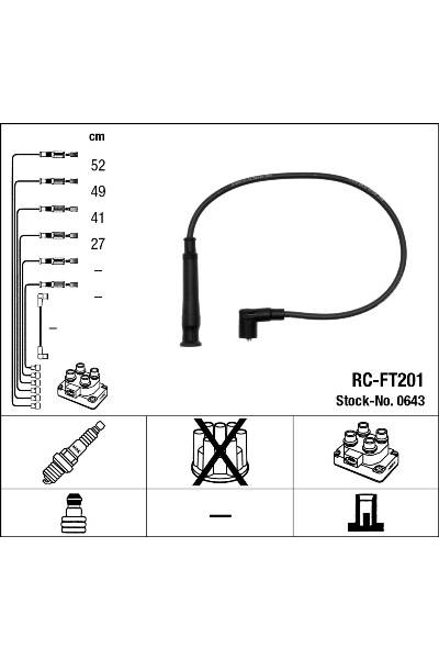 Kit di zerbini ngk 15-0643