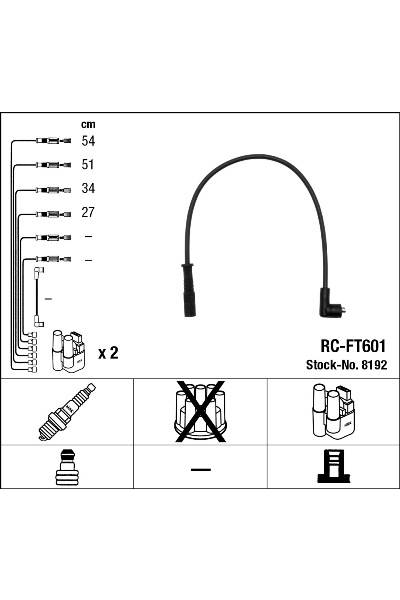 Set di cavi di accensione ngk 15-8192