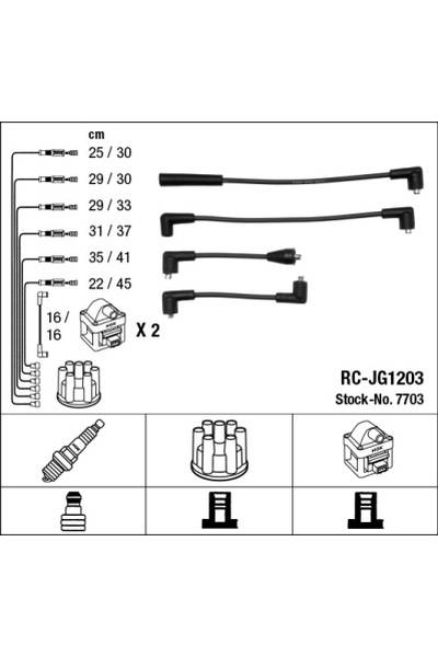 Set di cavi di accensione ngk 15-7703