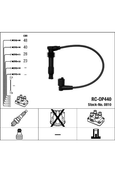 Set di cavi di accensione ngk 15-0810