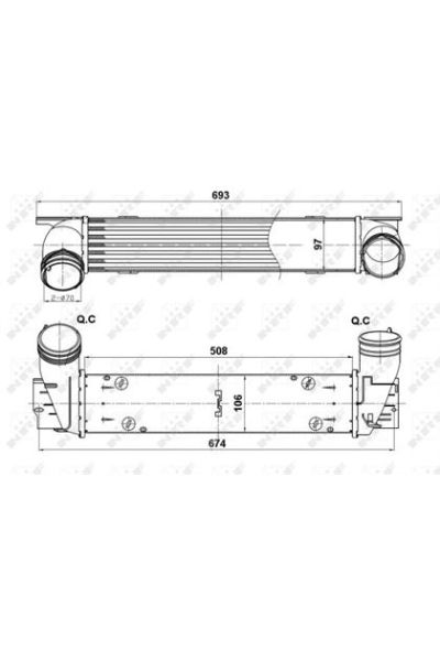 Intercooler NRF 30385