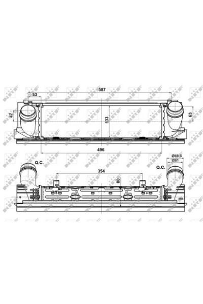 Intercooler NRF 30482