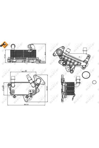 Radiatore olio, Cambio automatico NRF 31264