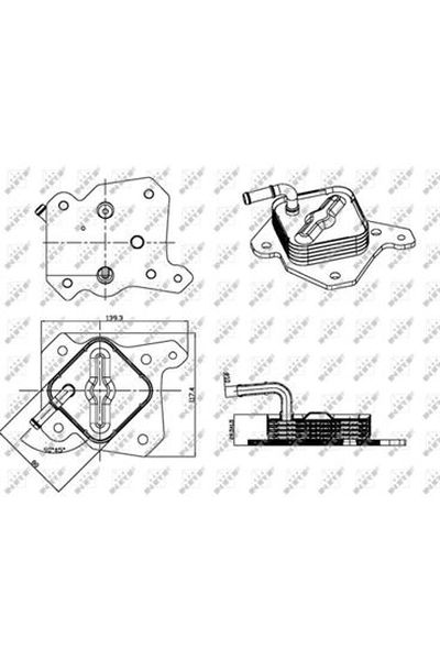 Radiatore olio, Olio motore NRF 31317