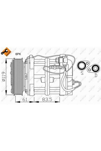 Compressore, Climatizzatore NRF 32108