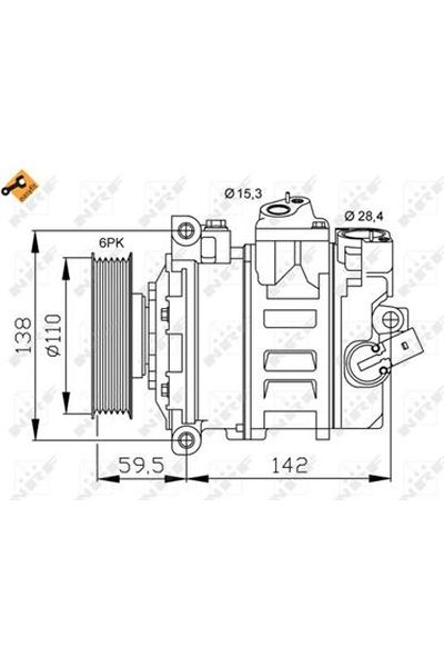 Compressore, Climatizzatore NRF 32146