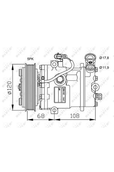 Compressore, Climatizzatore NRF 32775