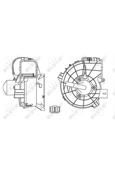 Ventilatore abitacolo NRF 34153