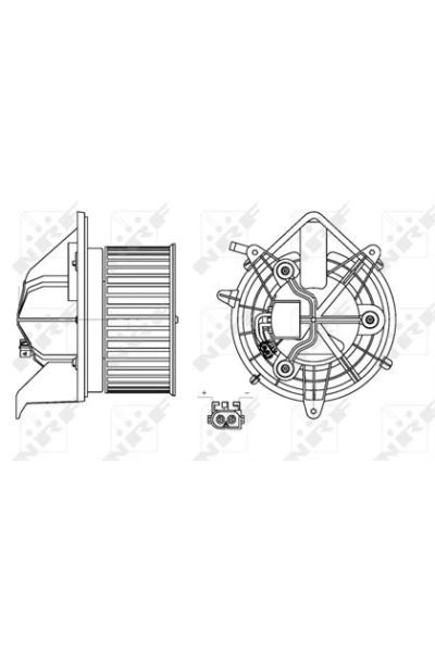 Ventilatore abitacolo NRF 34157